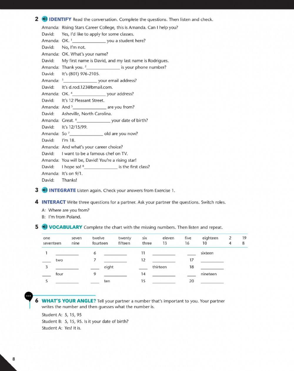 Personal Information - Details