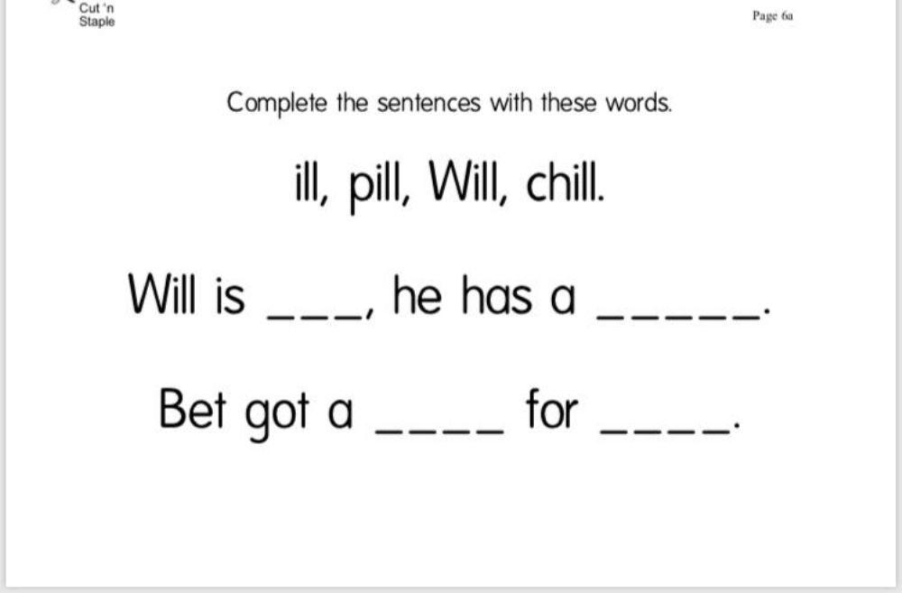 Will is ill worksheet Live Worksheets