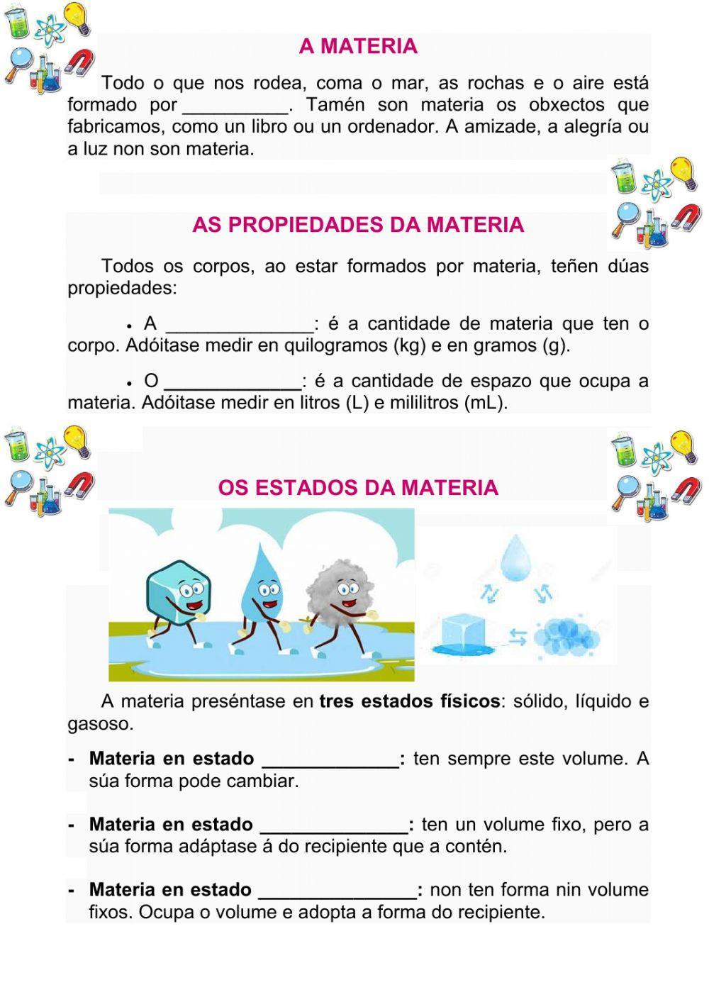 A materia A materia