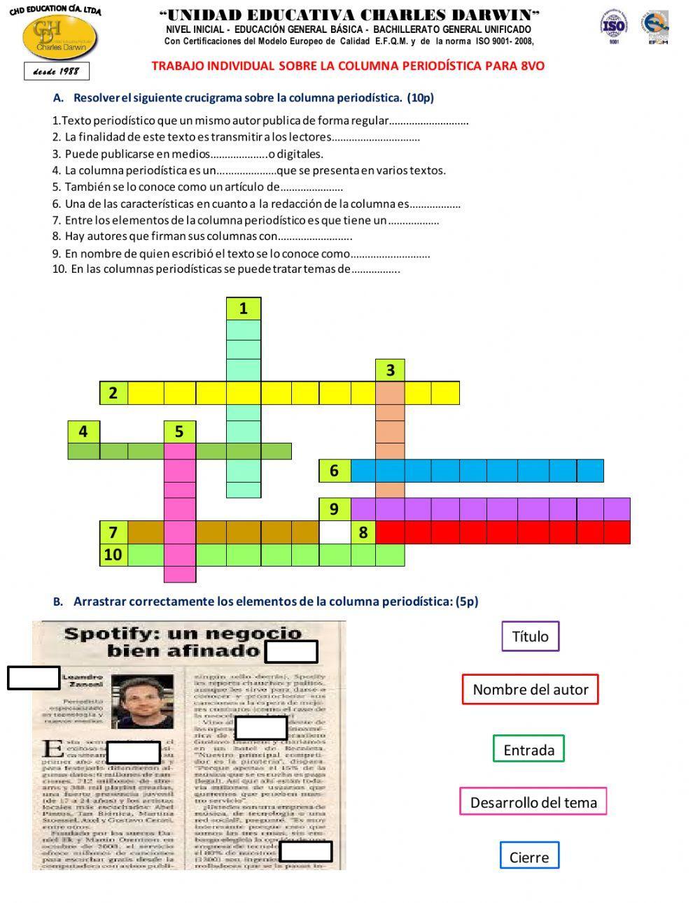 La columna periodística