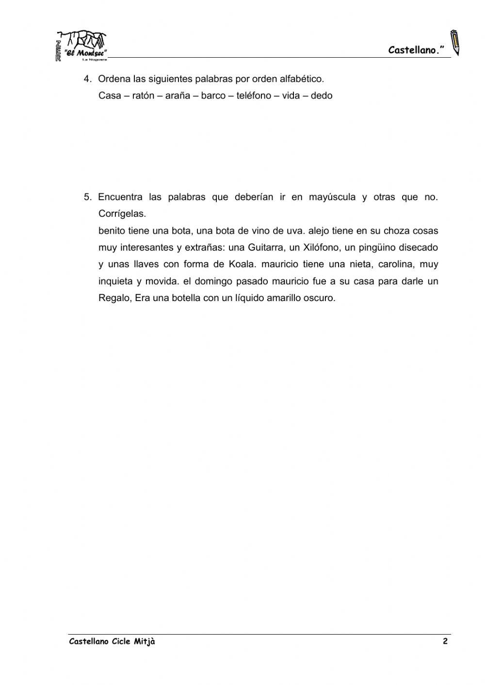 Abecedario 1 Abecedario 1