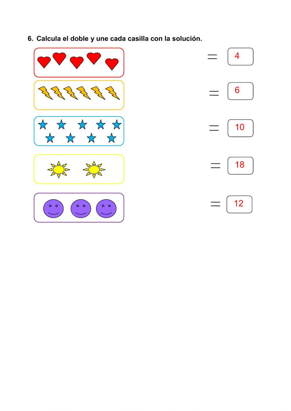 Operaciones, Euros y el doble