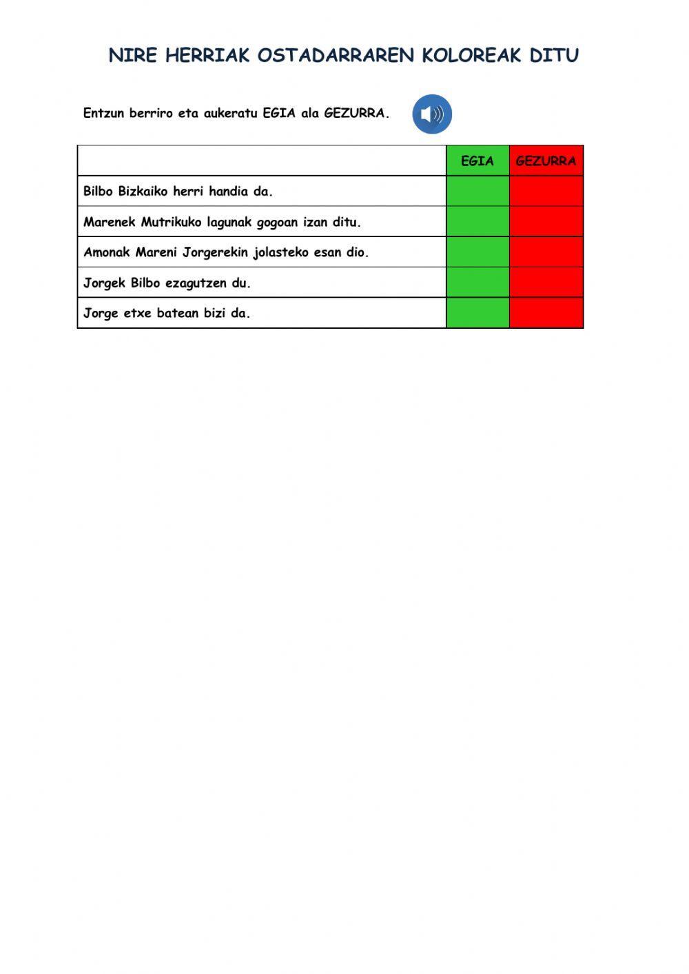 Ahozko ulermena: nire herriak ostadarraren koloreak ditu