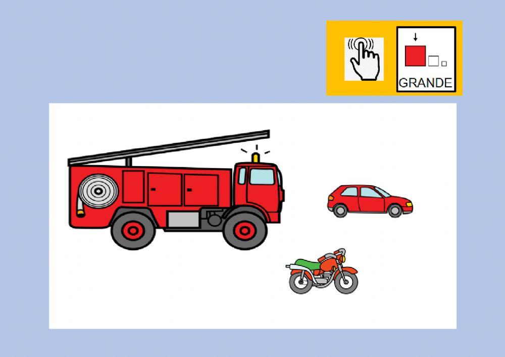 Busca el transporte grande