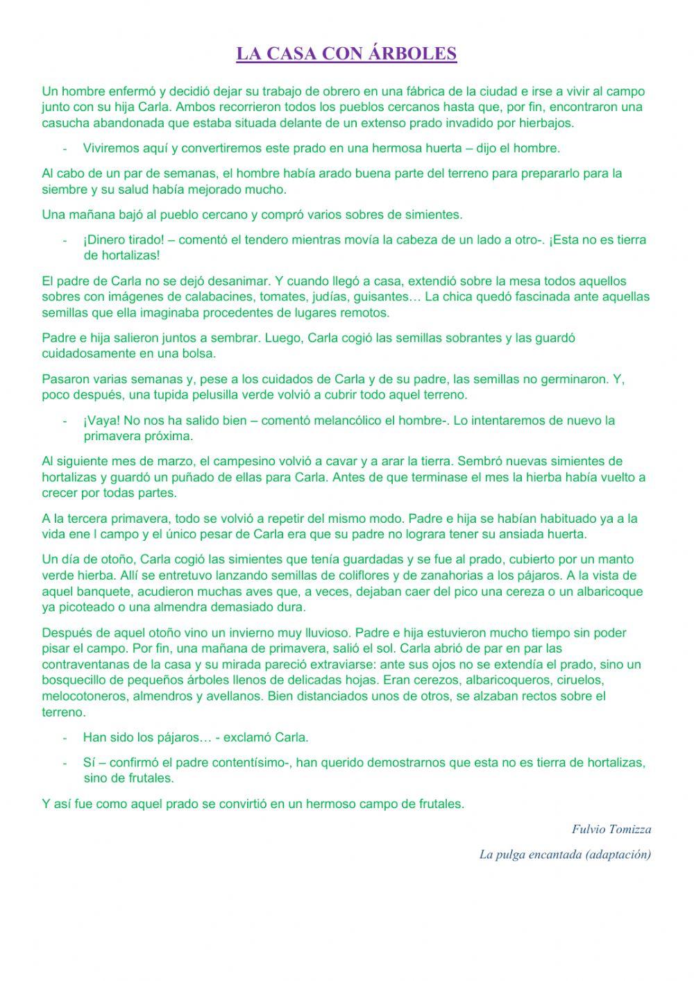 Comprensión Lectora