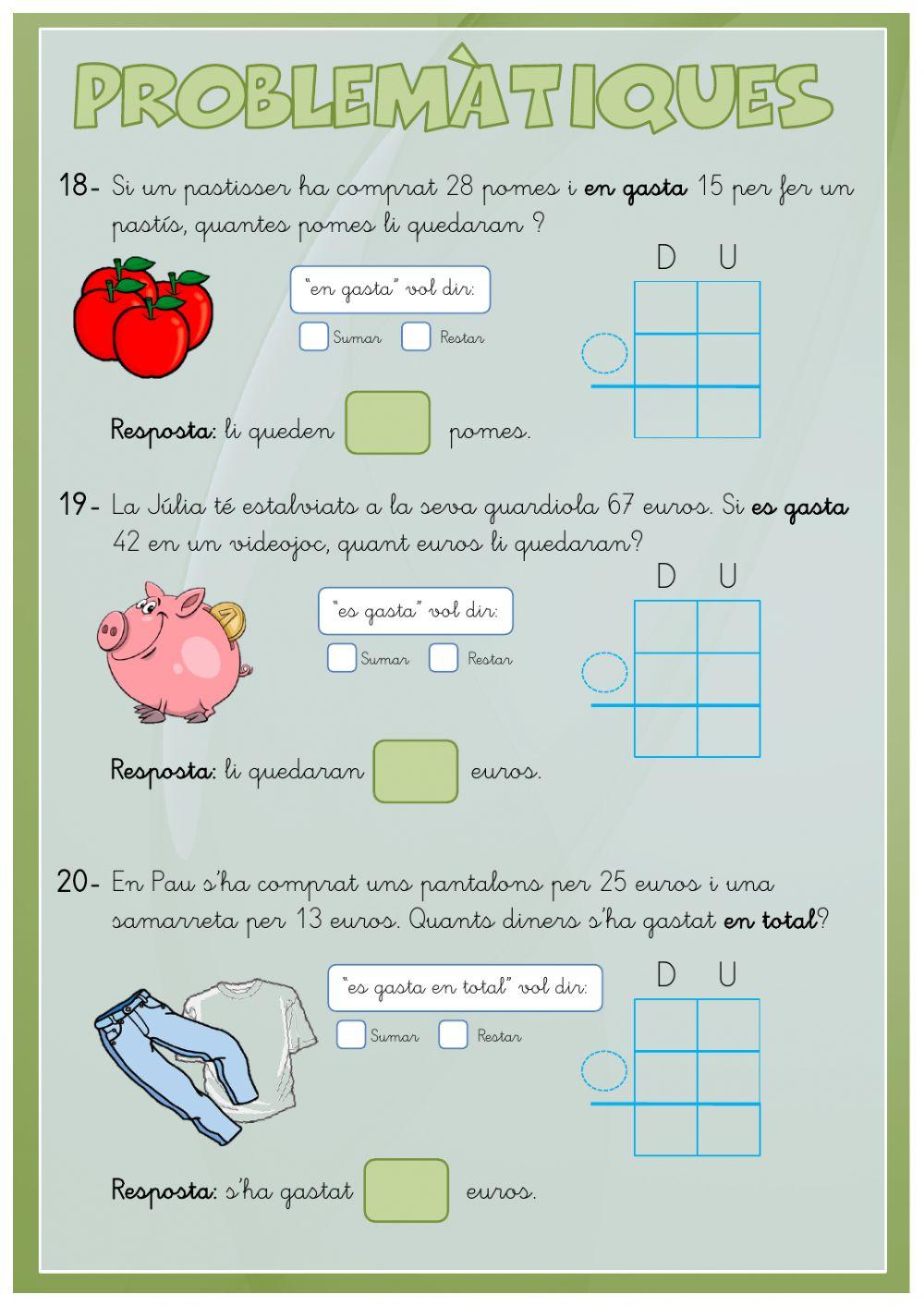 PROBLEMES 18-23 PROBLEMES 18-23