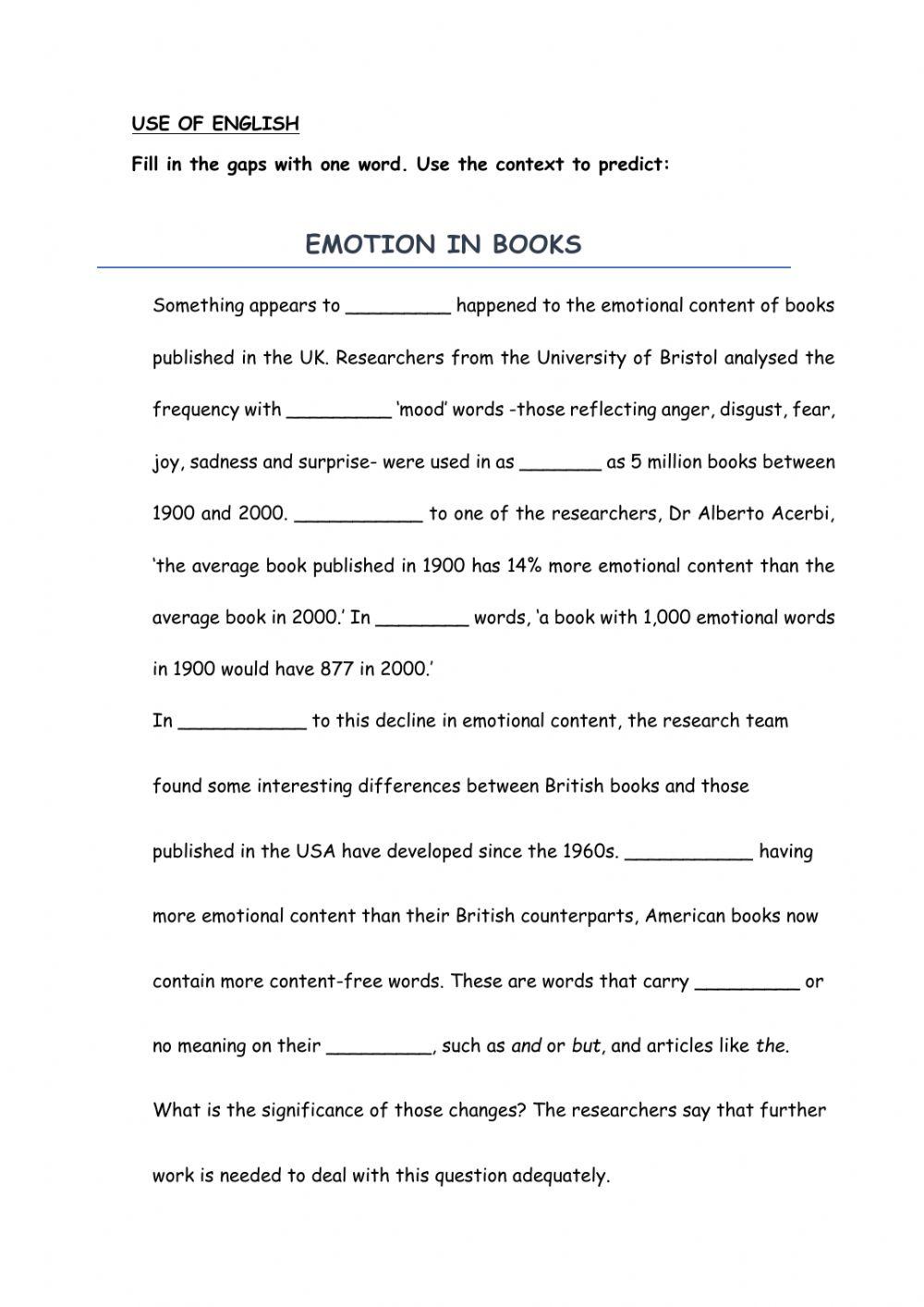 B2 Use of English - books