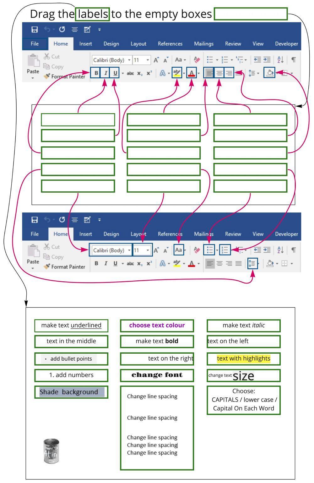 Microsoft Word: Home Tab BEST on PHONES