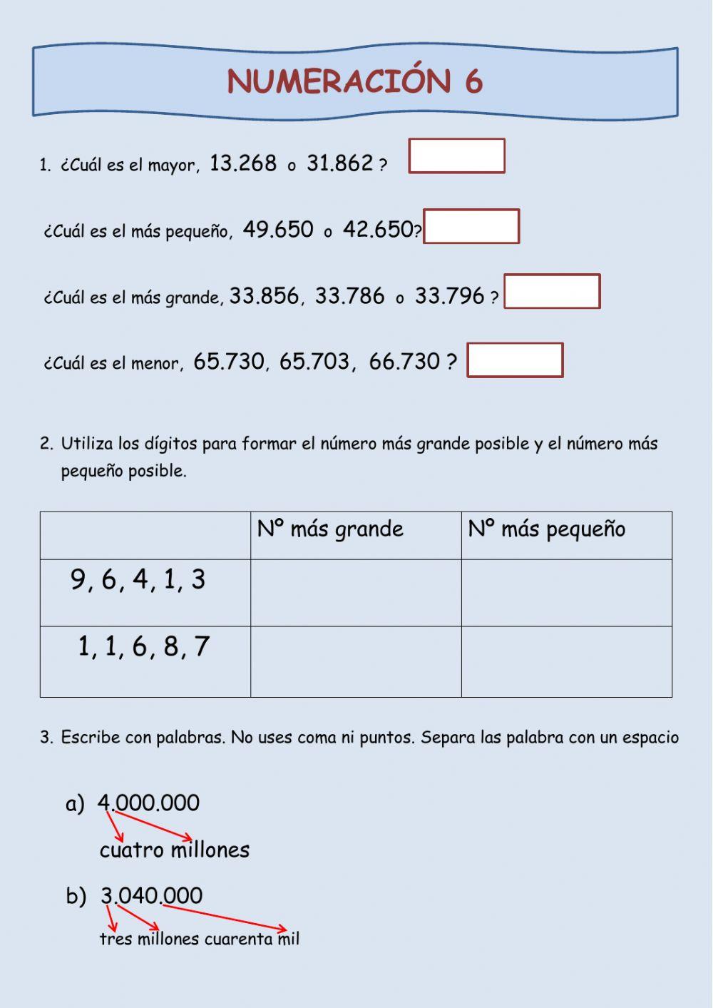 Numeración