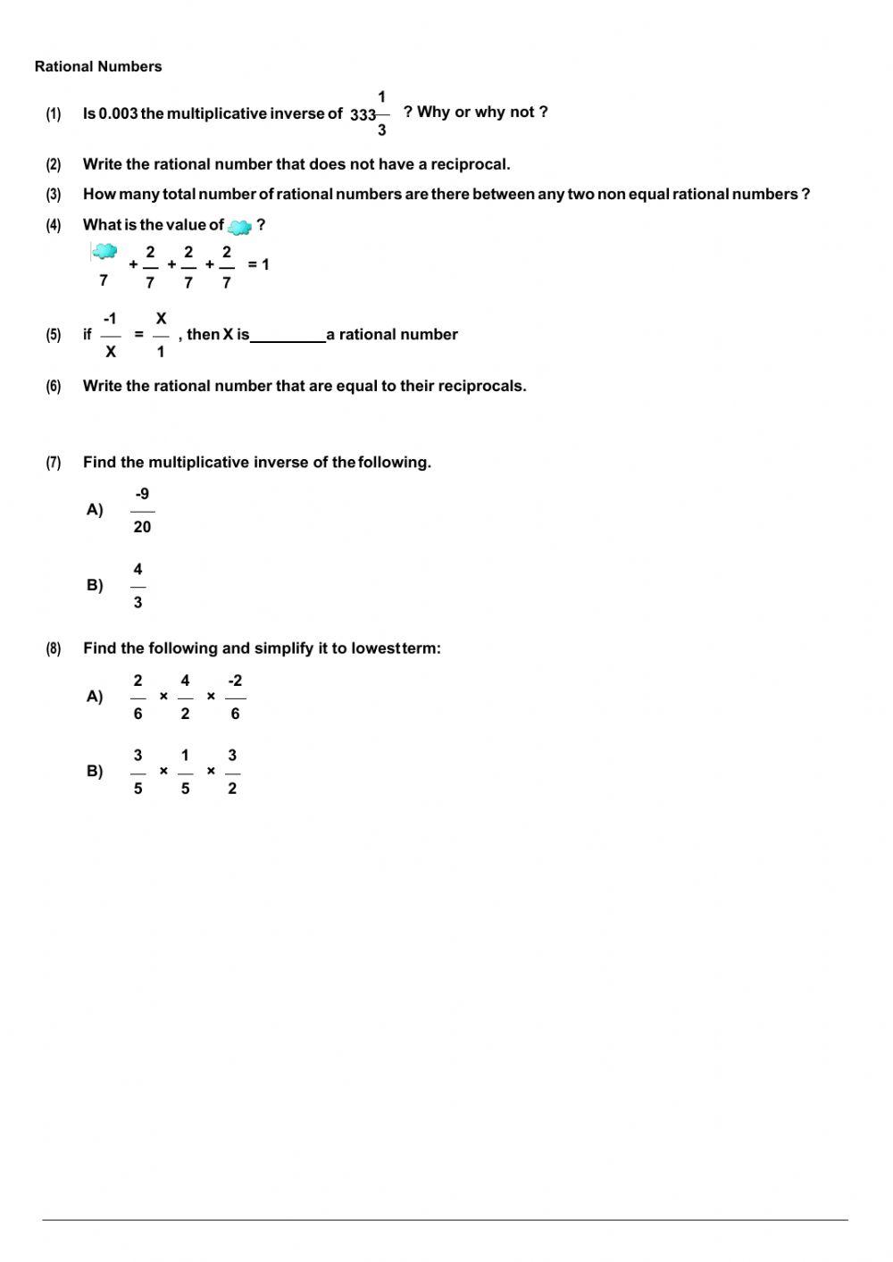 Rational  Numbers