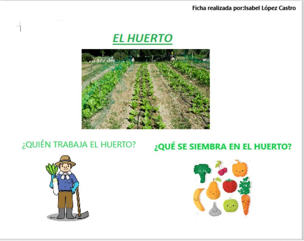 El huerto