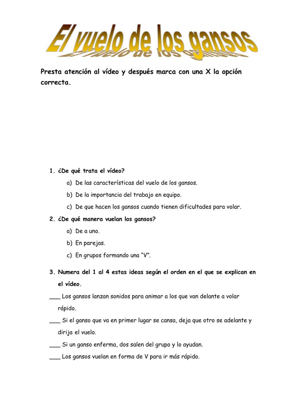 El vuelo de los gansos