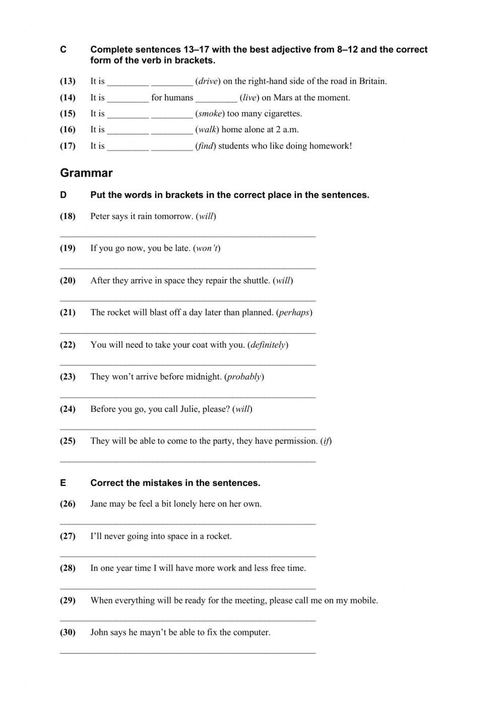 Test Unit 7, 8 Straightforward
