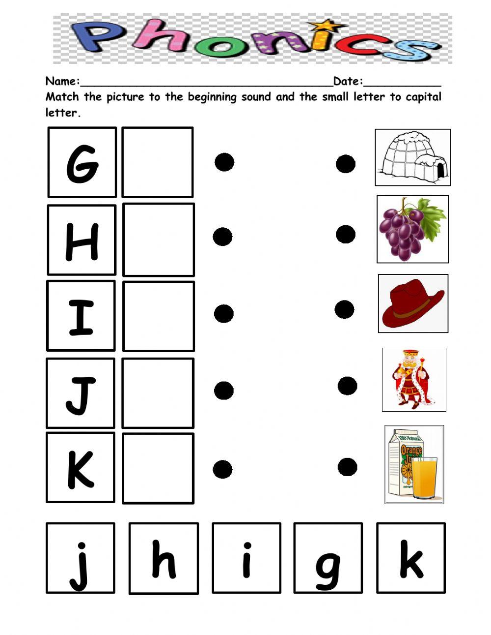Phonics Letter G-M