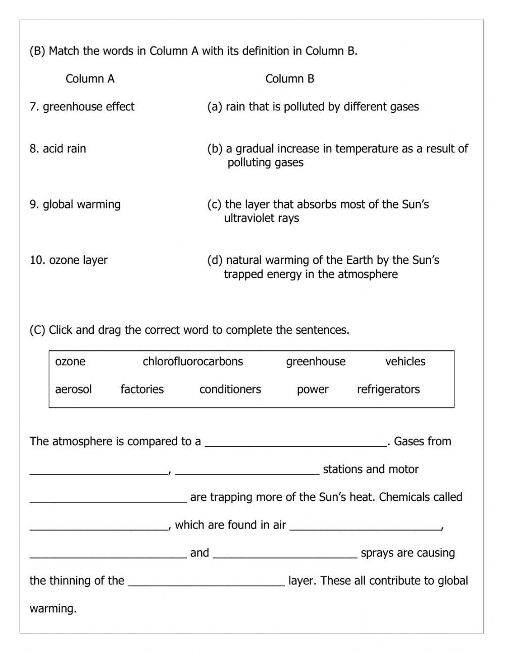 The Atmosphere Protects Us