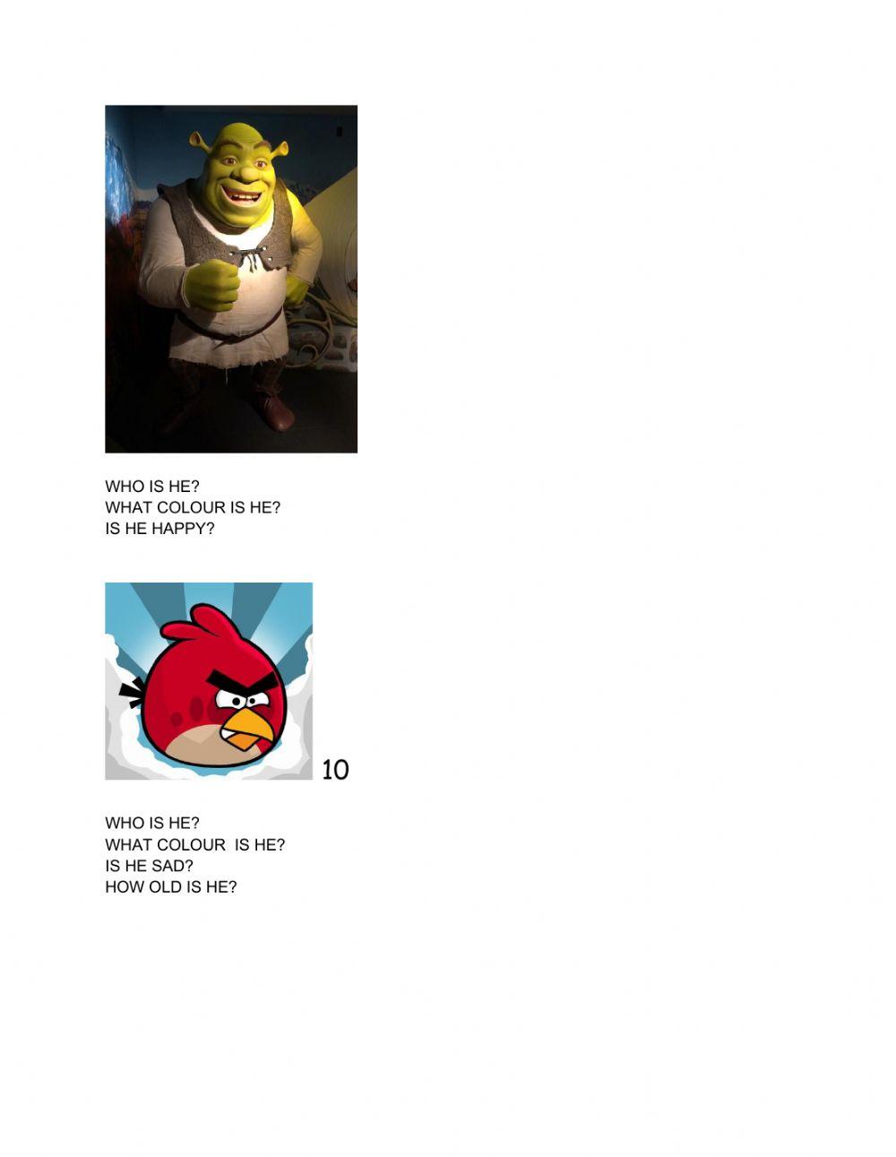 Revision colour age feelings