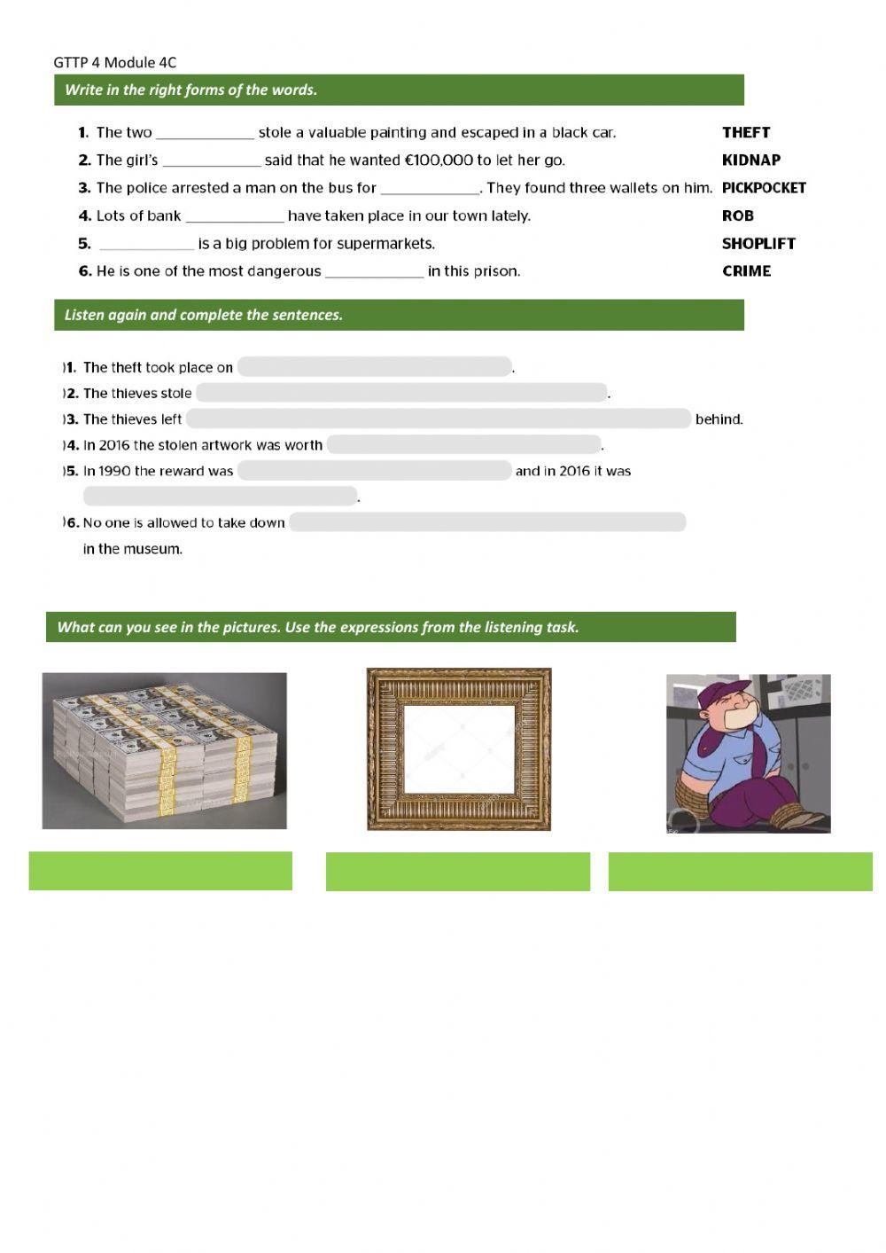 GTTP 4 Module 2c worksheet | Live Worksheets