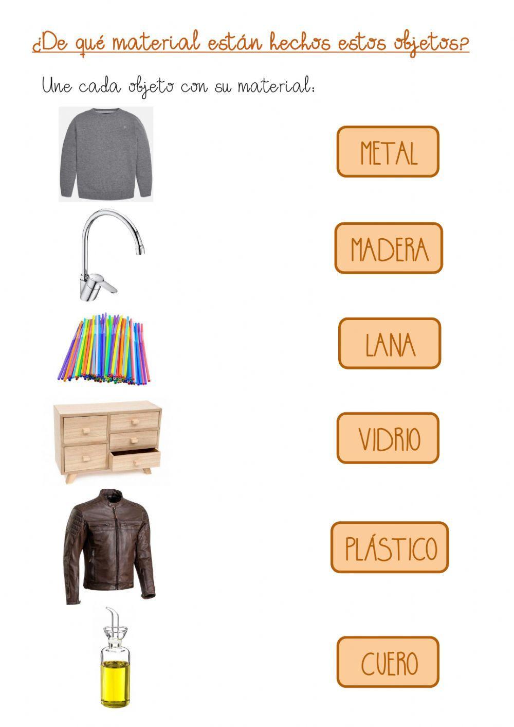 De qué material están hecho De qué material están hecho
