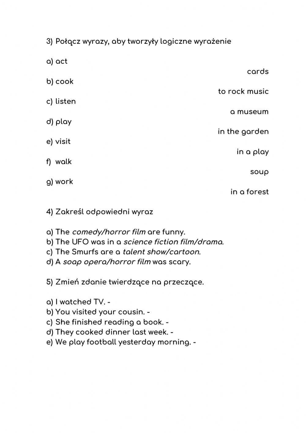 JE5 - Unit 6 - Revision