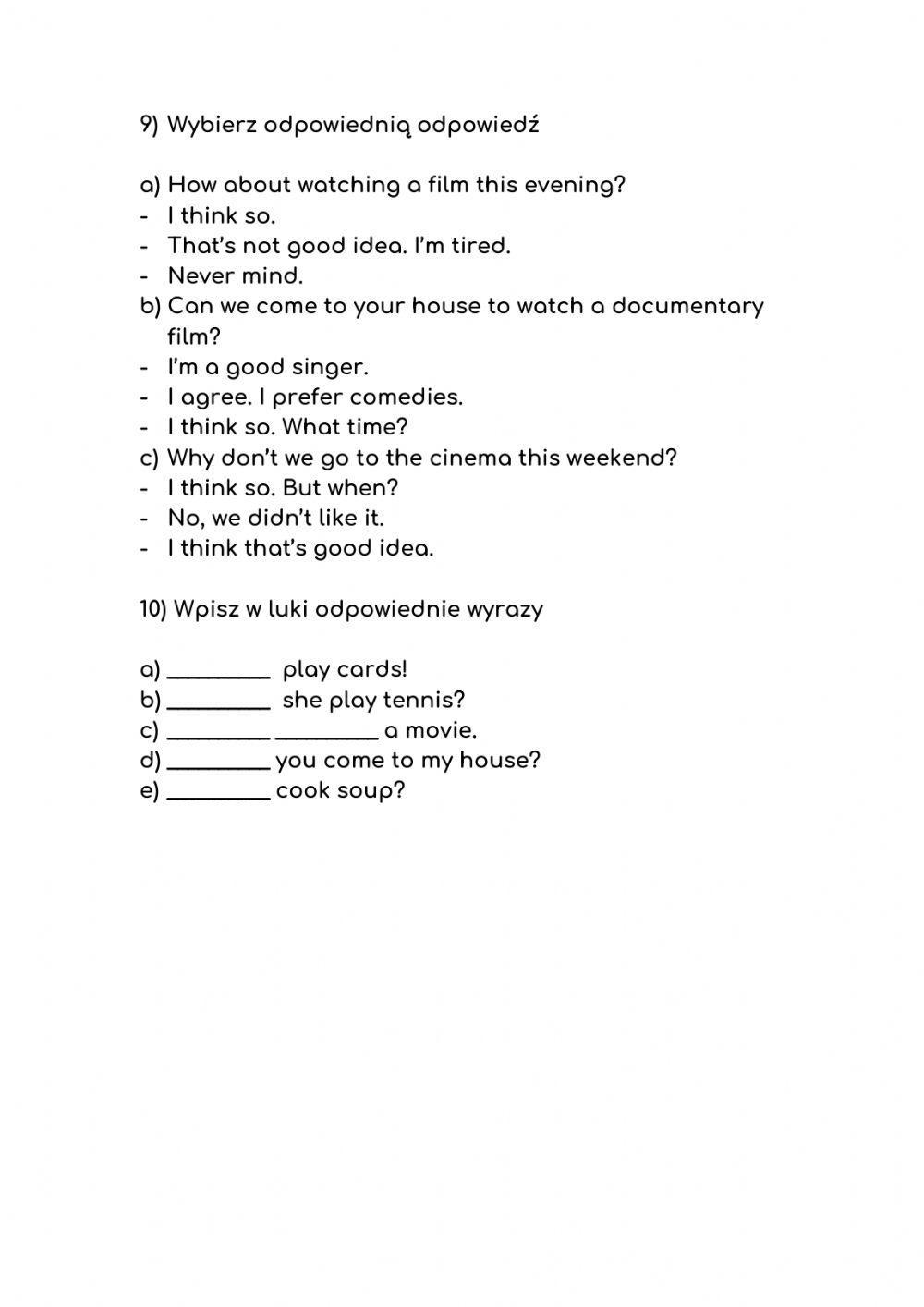 JE5 - Unit 6 - Revision