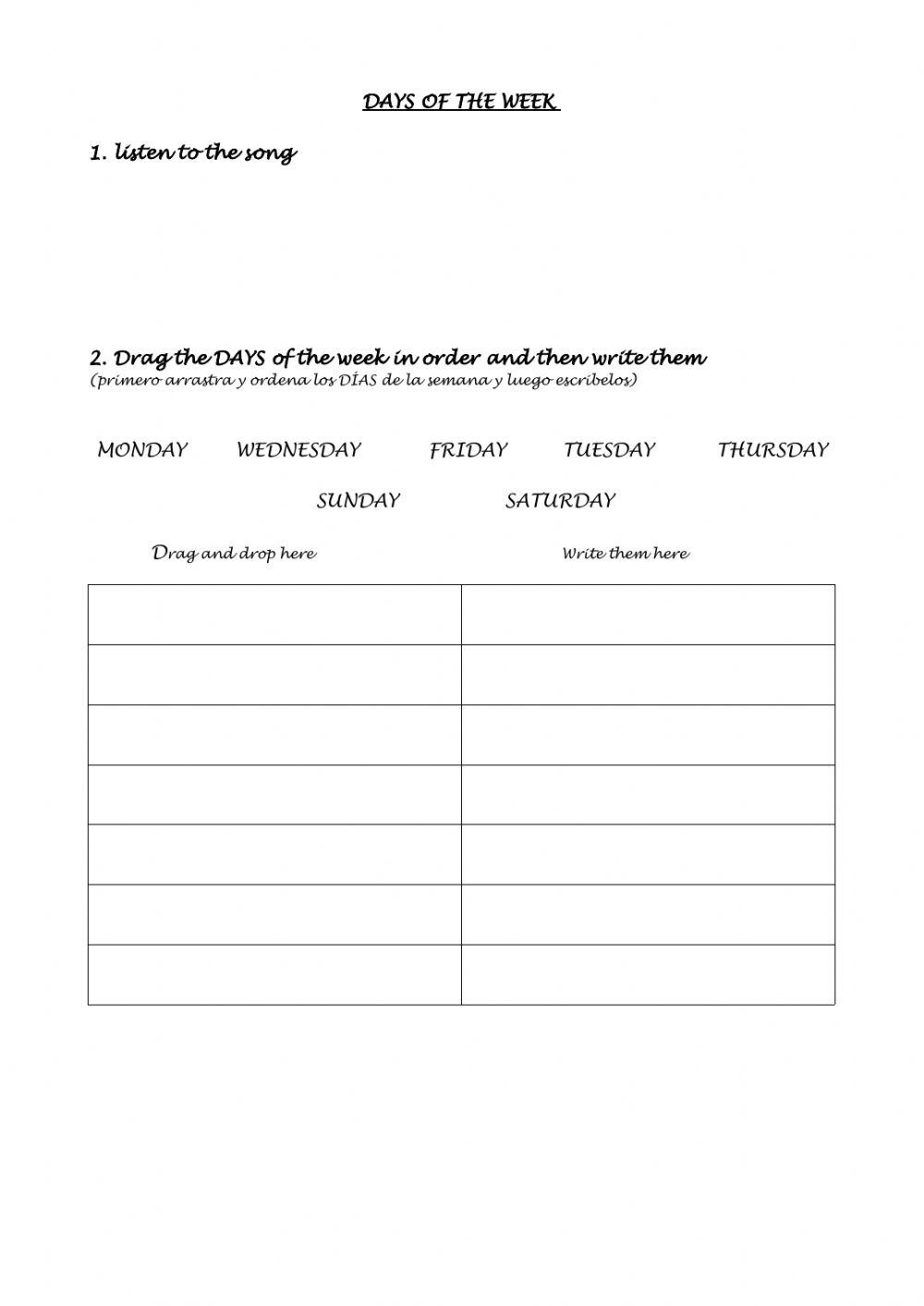 days-and-months-online-exercise-live-worksheets