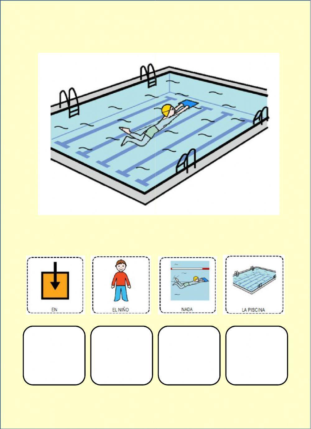 Ordena las palabras para formar frases-el verano