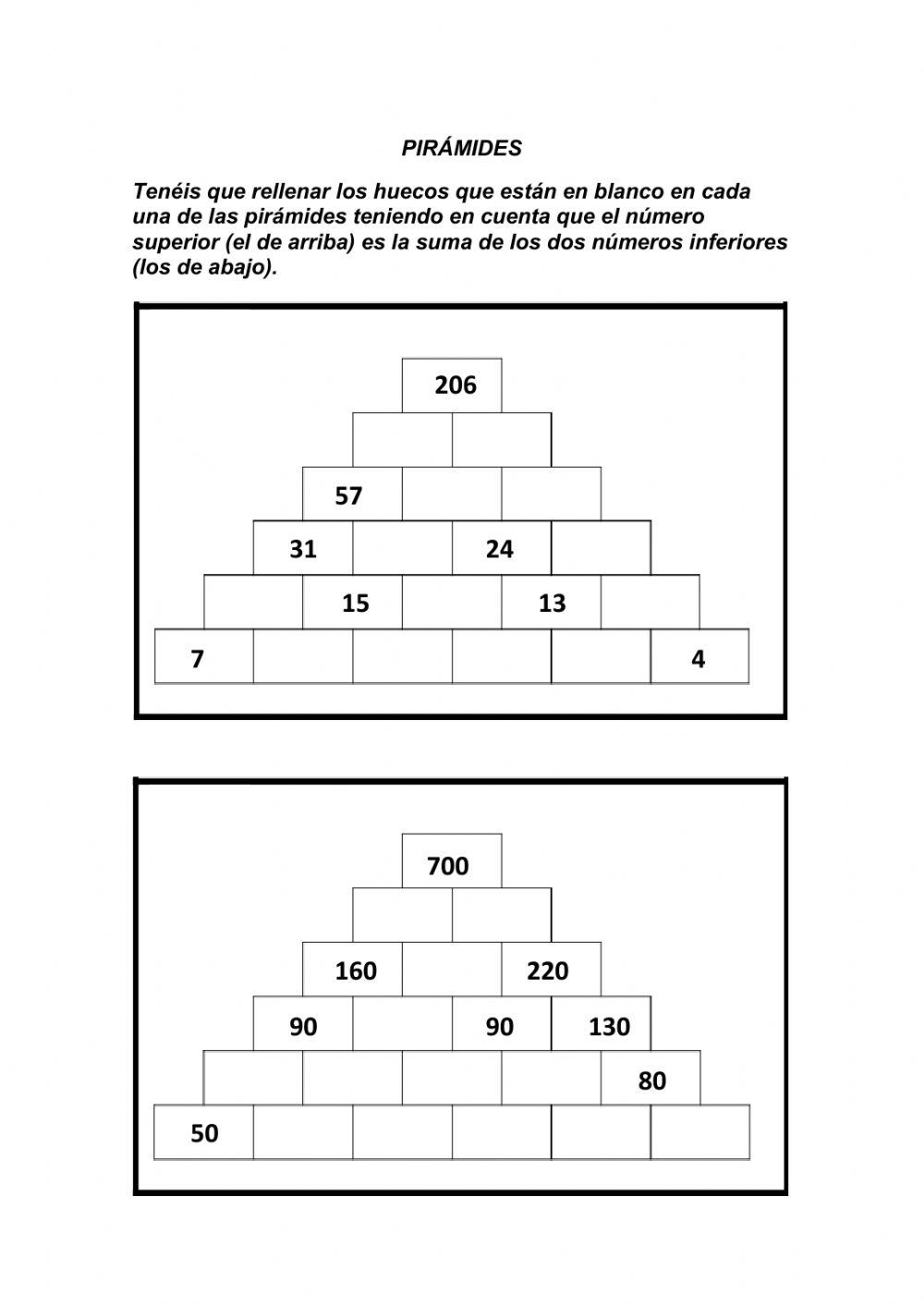 Pirámides de cálculo