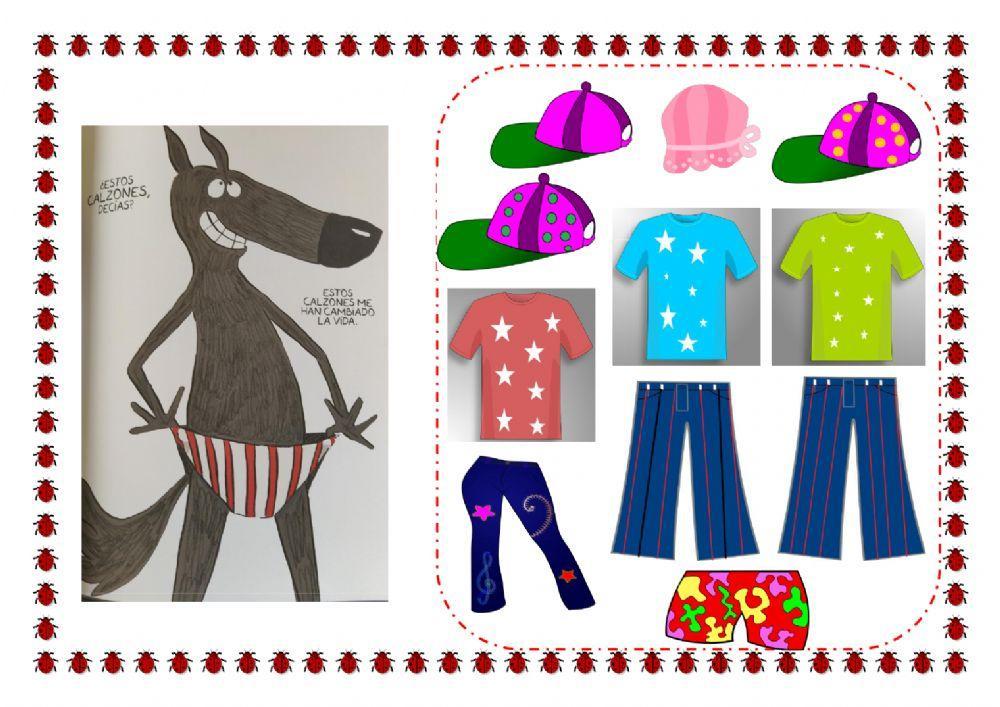 Viste al lobo en calzoncillos