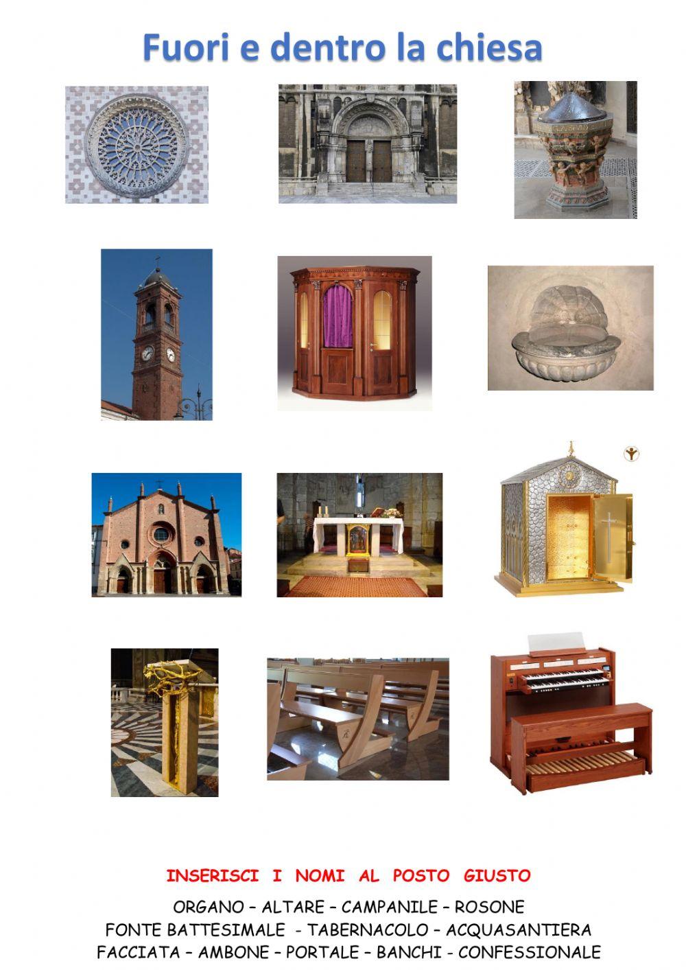 Fuori e dentro la chiesa