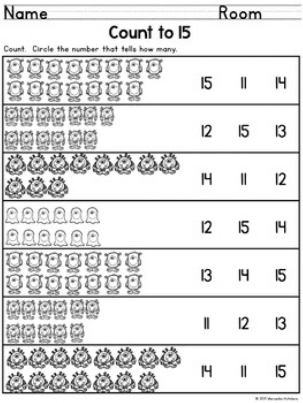 Numbers 11 15 online exercise for Live Worksheets Numbers 11 15 online exercise for Live Worksheets