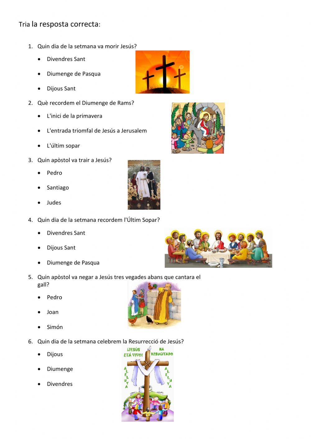 Tria la resposta correcta