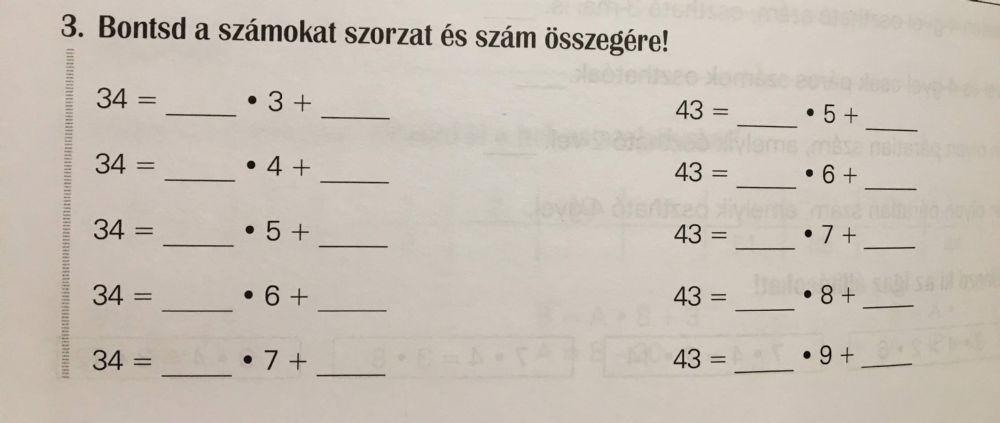 Maradékos osztás gyakorlása