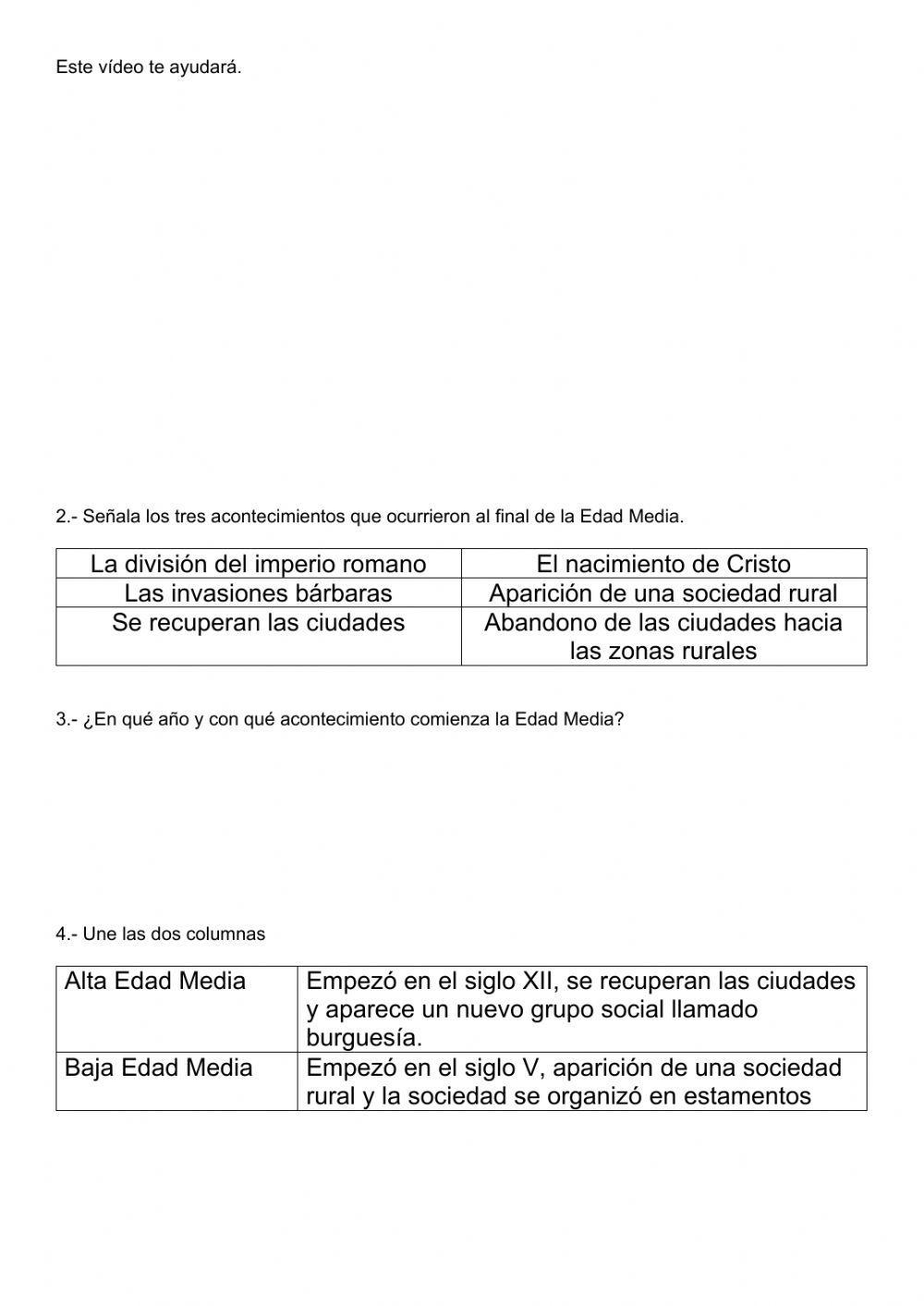 El largo período medieval