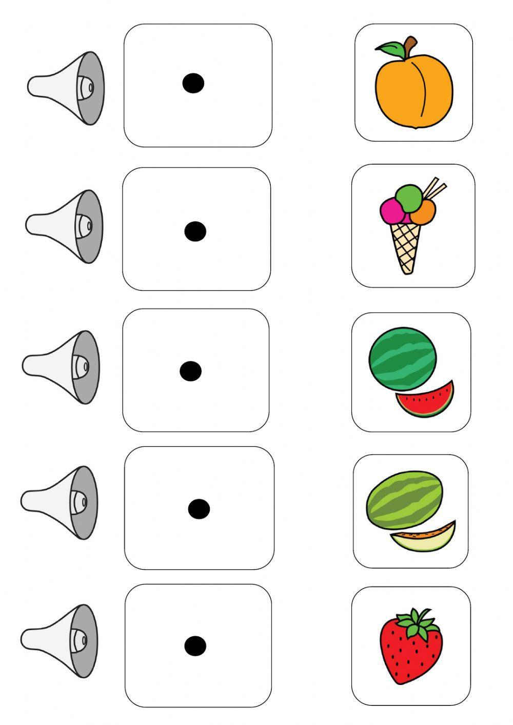 Frutas y alimentos del verano