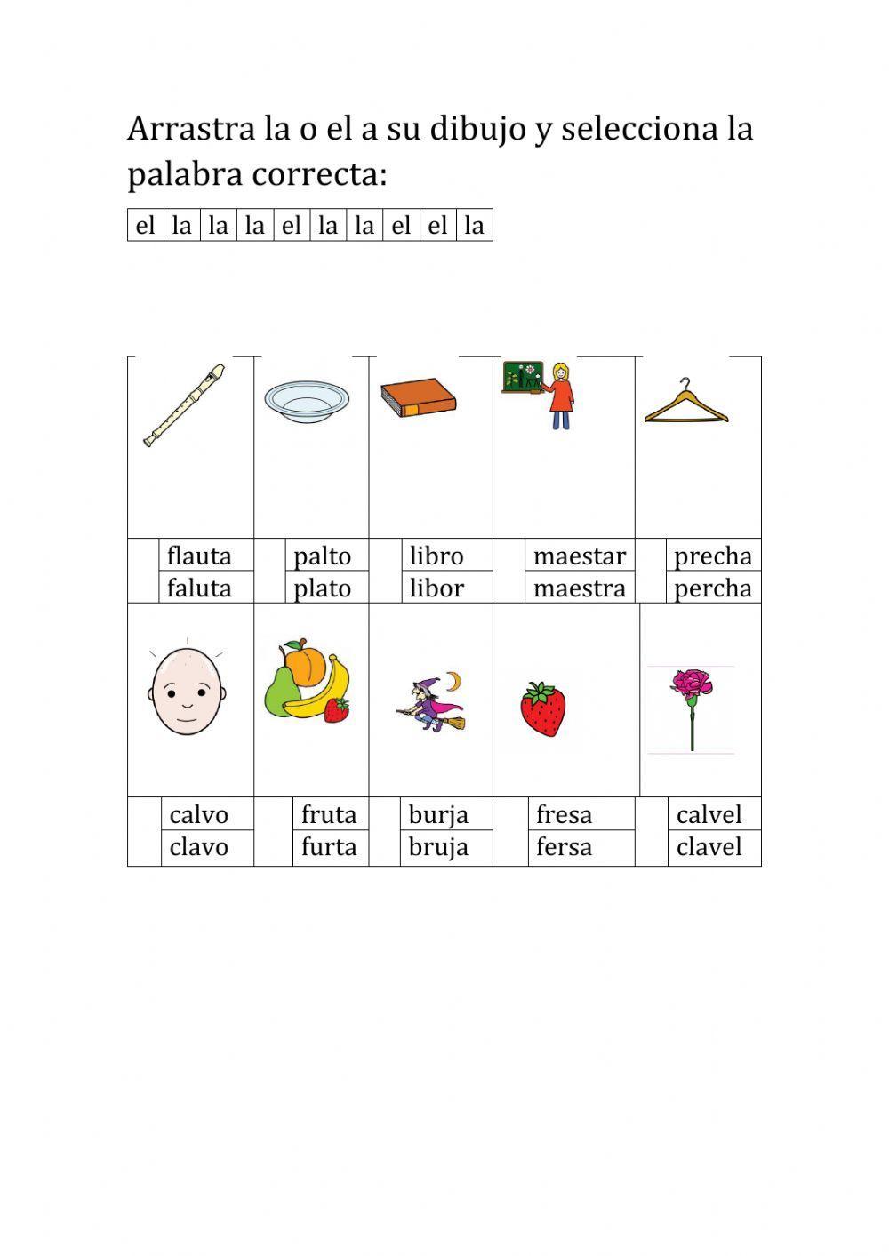 trabadas y artículo