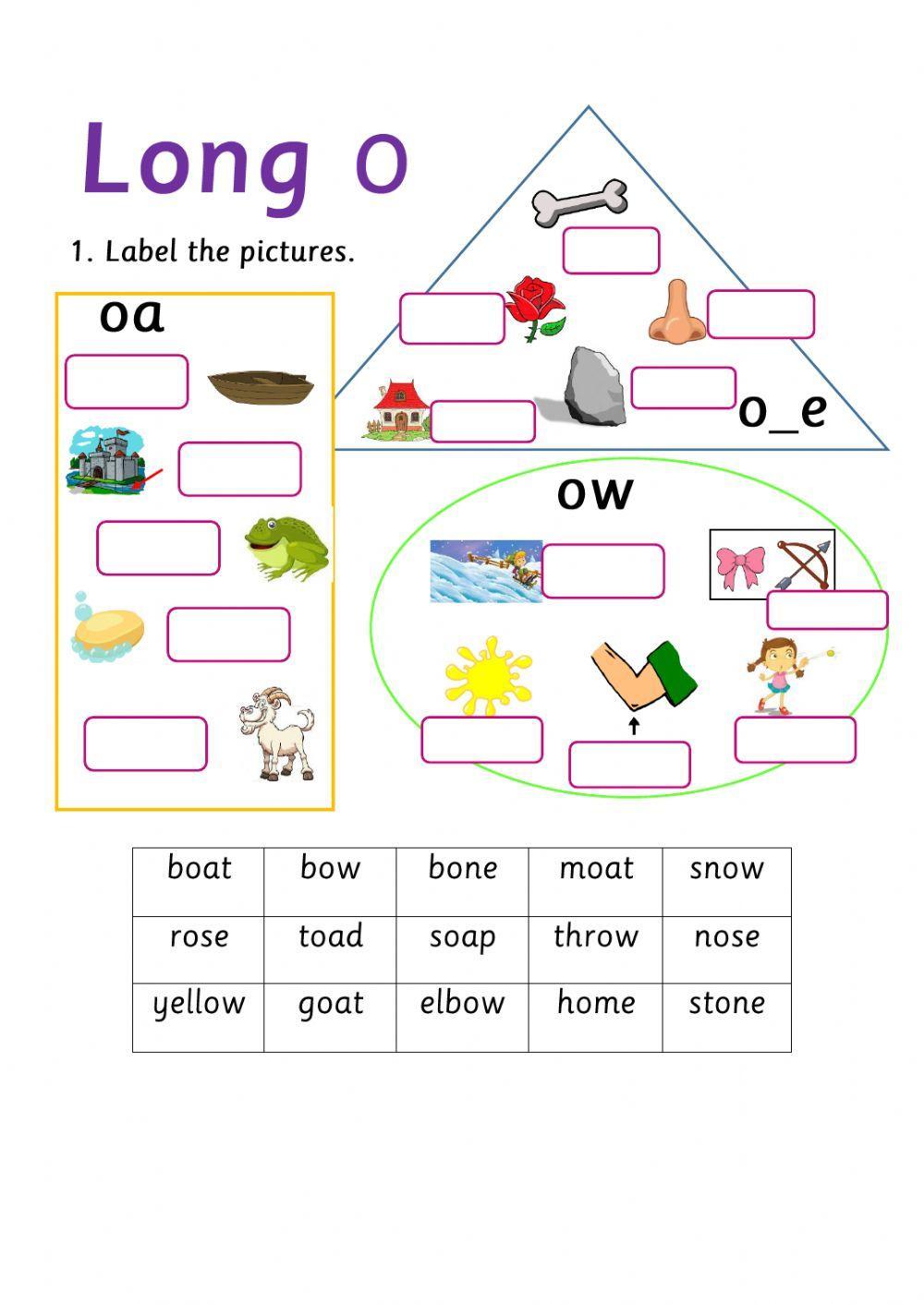 PHONICS Long o