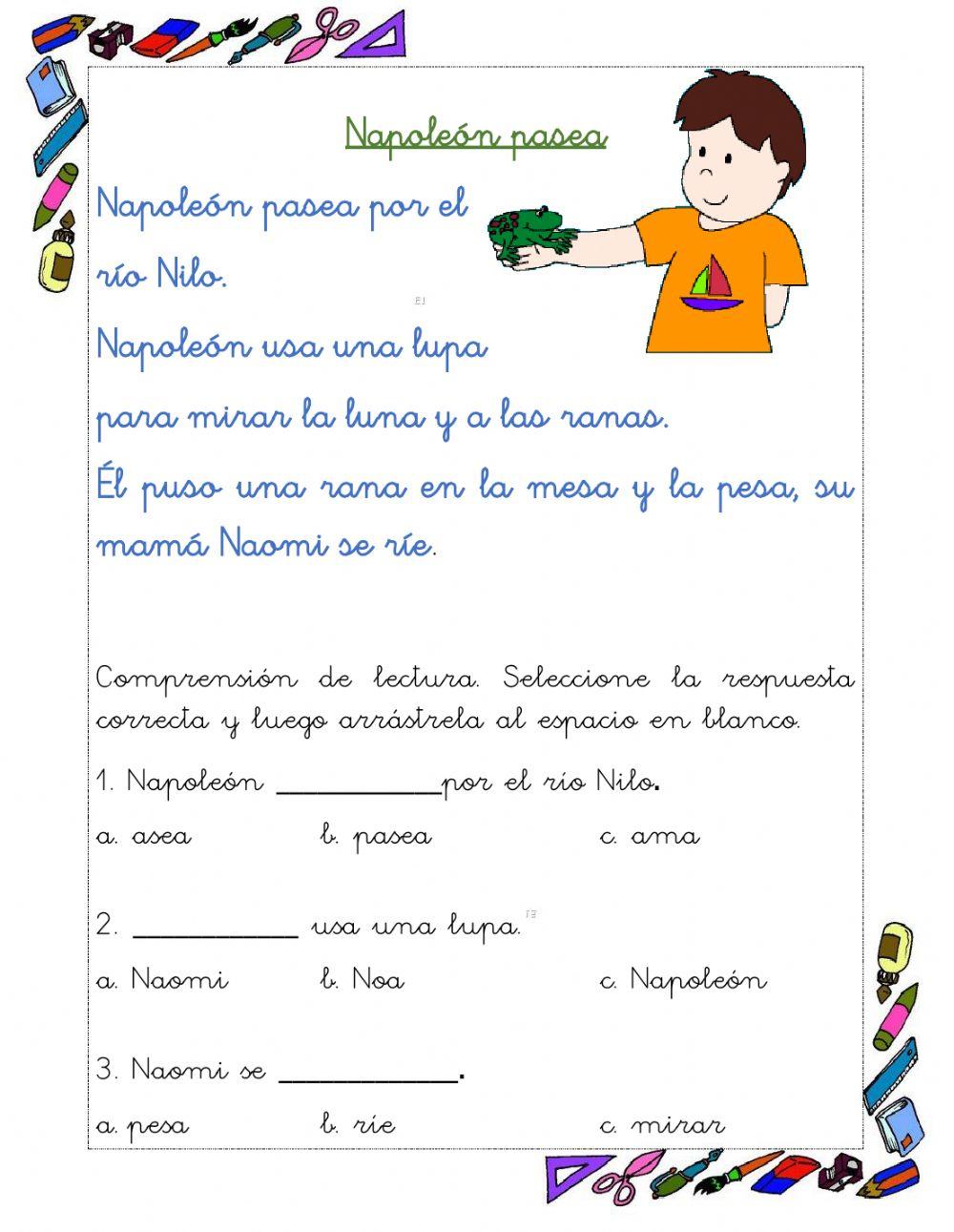 Lectura Napoleón pasea