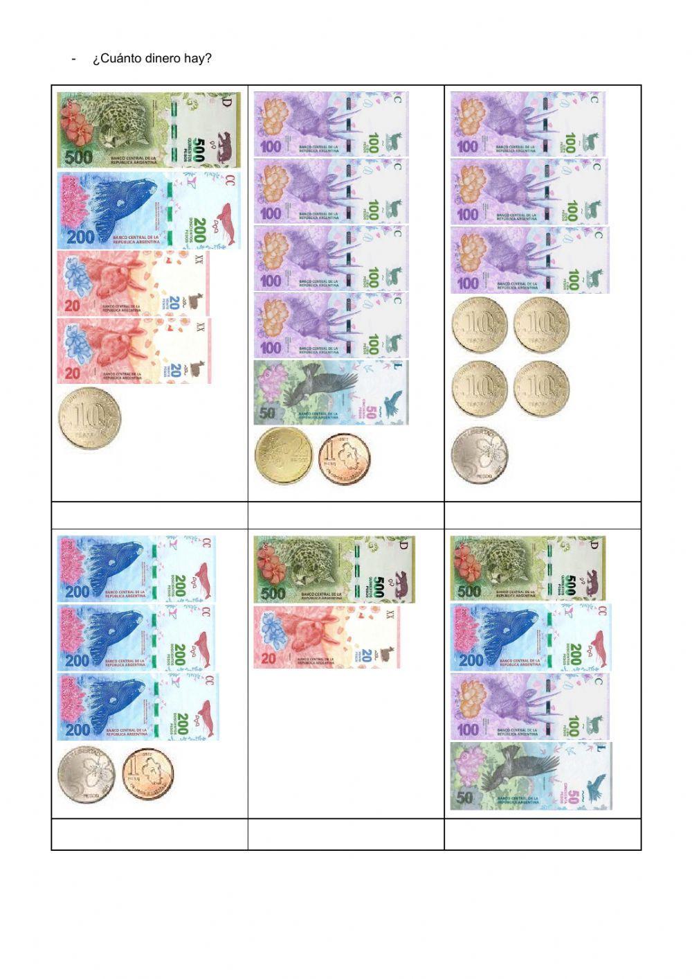 Billetes y monedas 1