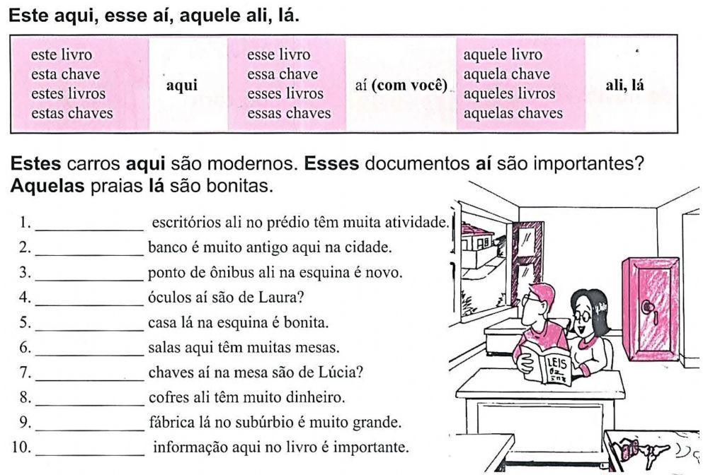 Pronomes Demonstrativos