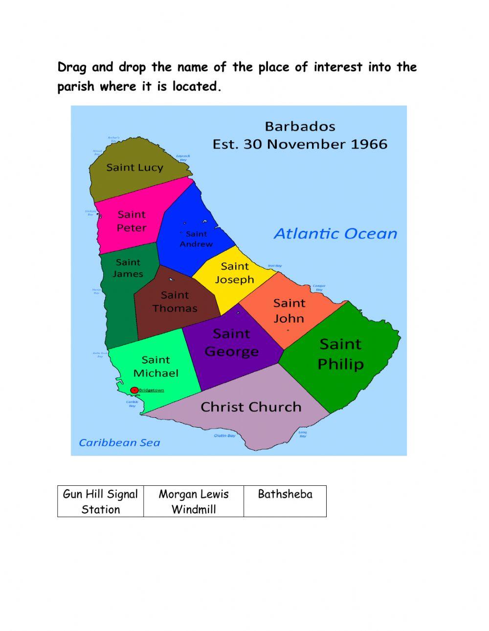 Places of Interest in Barbados