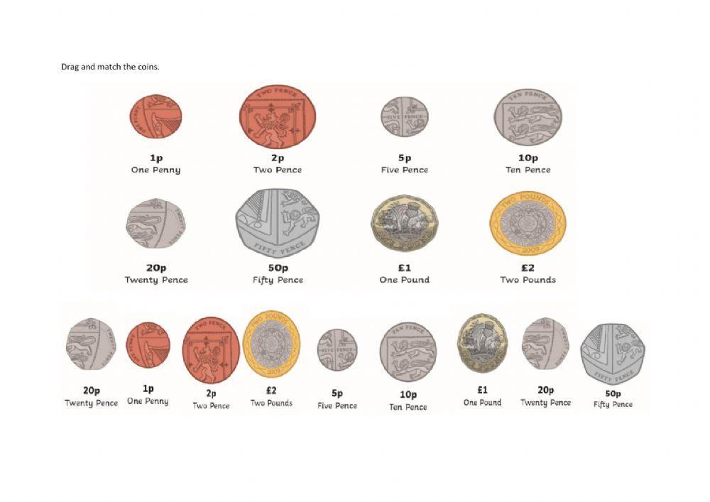 Match coins
