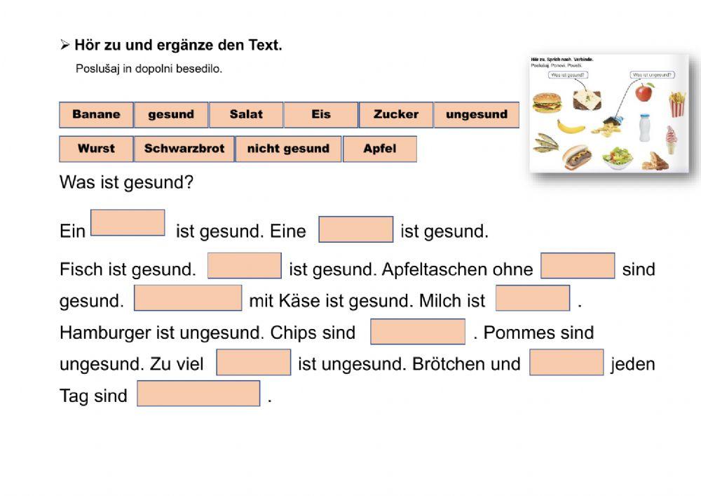 Was ist gesund - ungesund?