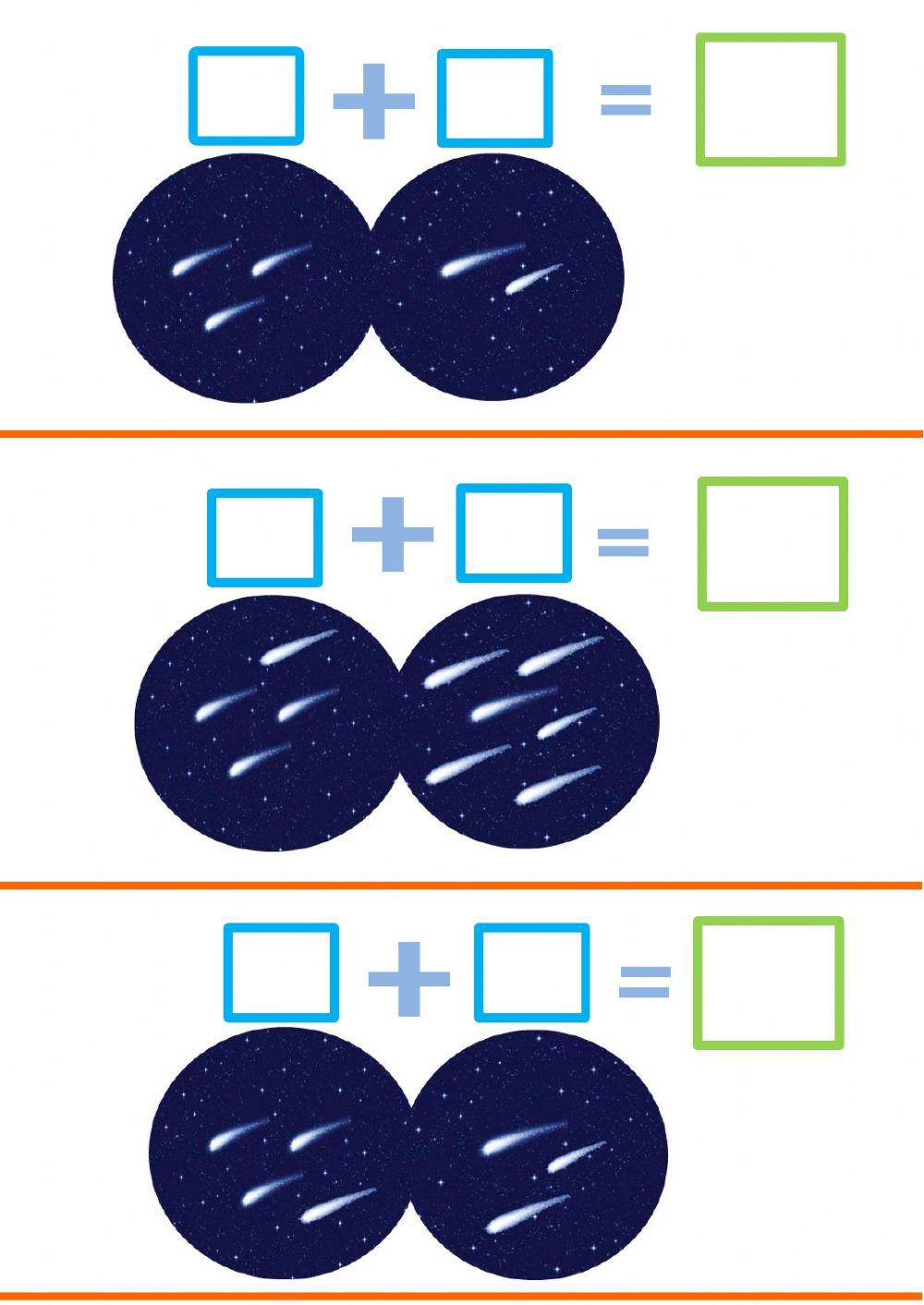 Sumas de estrellas fugaces