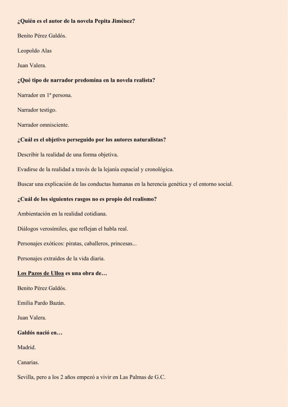 Repasamos el Realismo