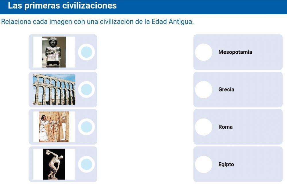 Edad antigua relaciona Edad antigua relaciona