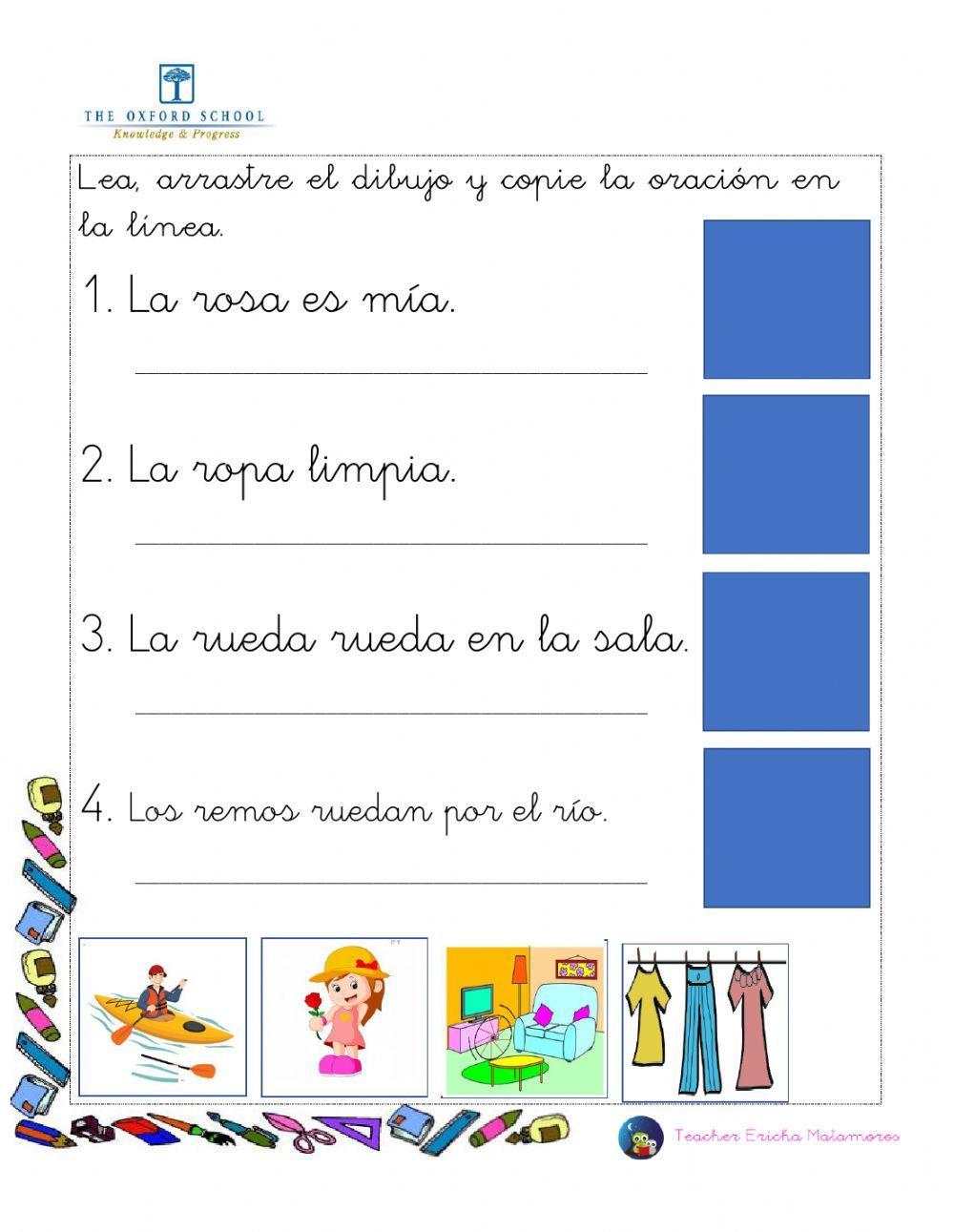 Oraciones ra re ri ro ru