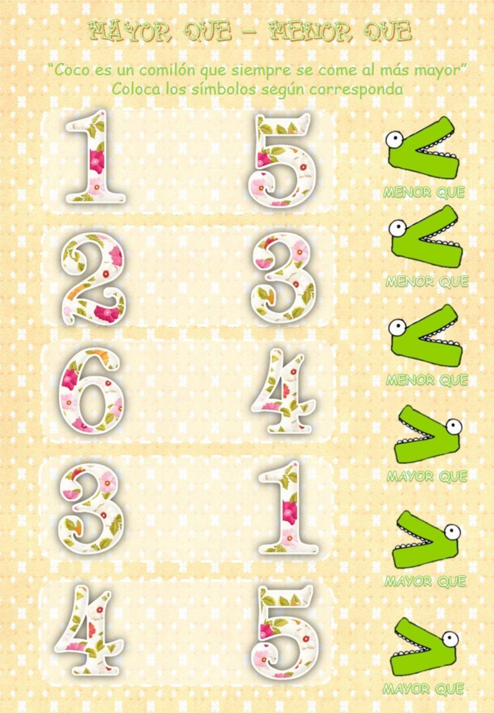 Mayor que- menor que