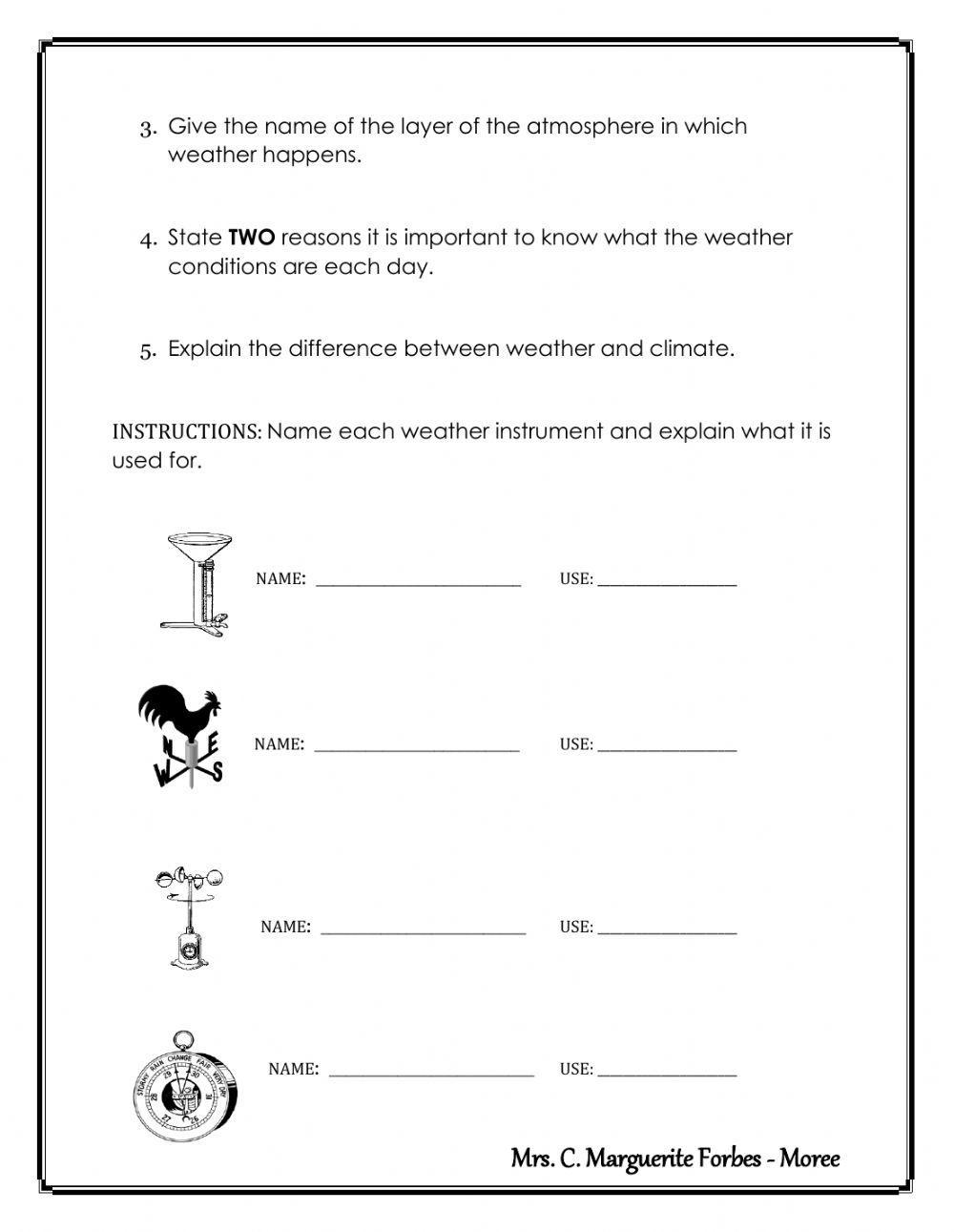 Predicting the Weather