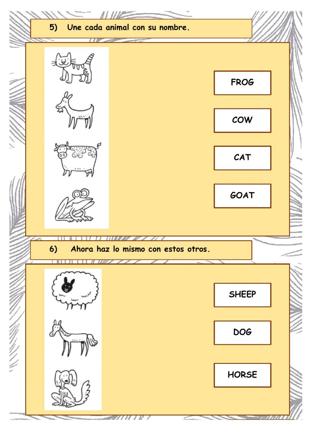 Farm animals and descriptions