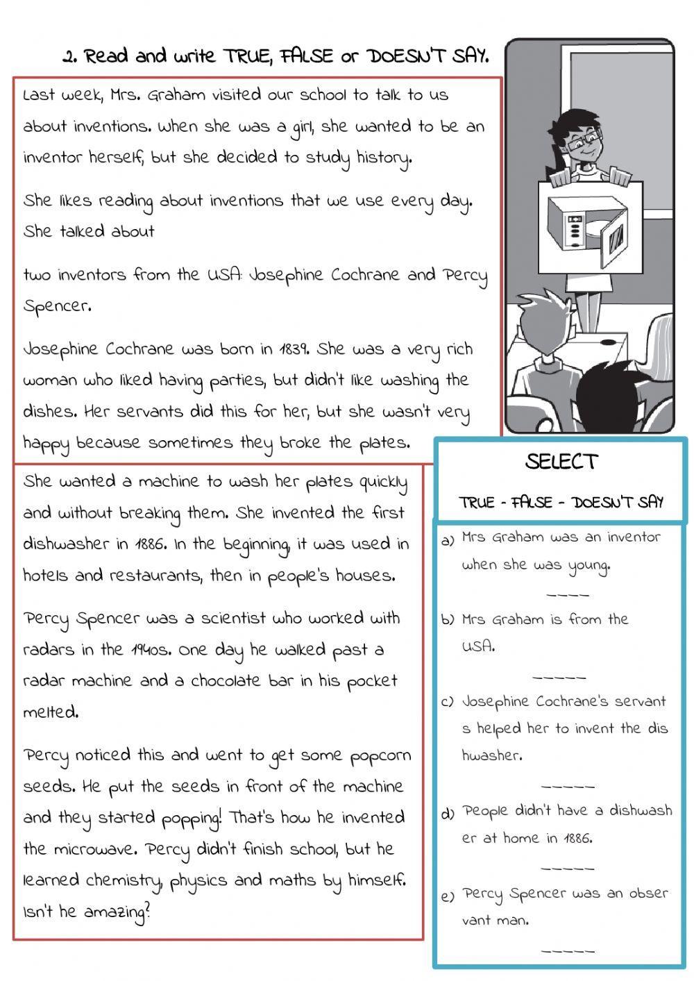 Ejercicios past simple